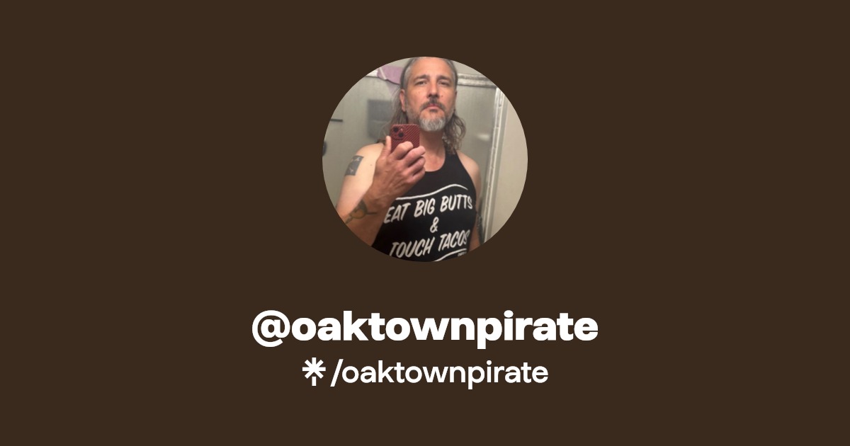 oaktownpirate Twitter, Instagram Linktree
