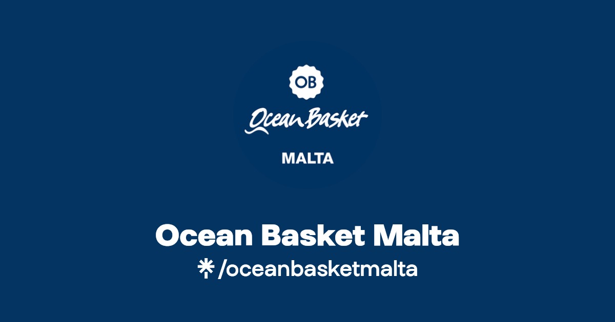 Ocean Basket Malta Instagram, Facebook Linktree