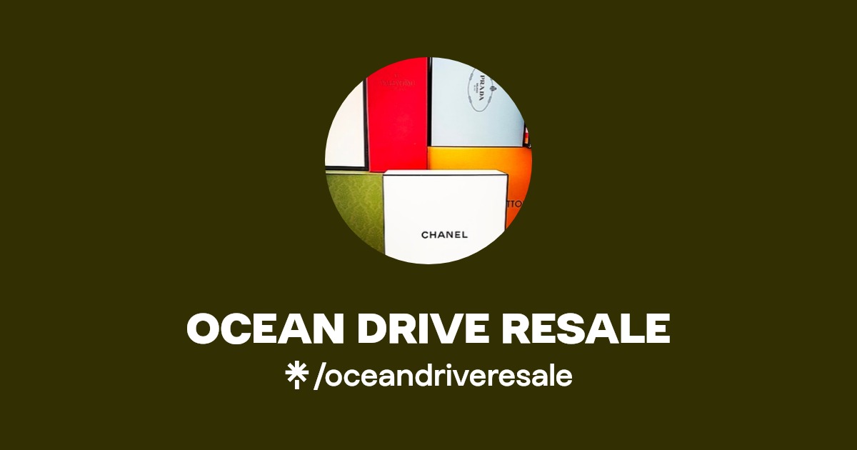 OCEAN DRIVE RESALE Instagram Linktree