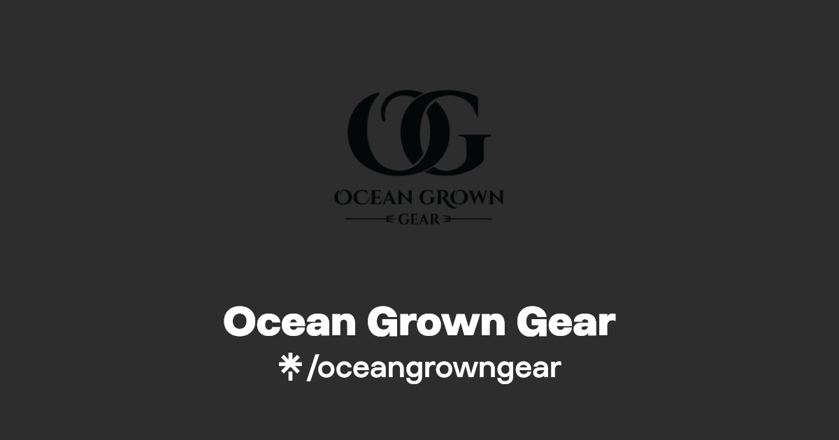 Ocean Grown Gear Instagram, Facebook Linktree