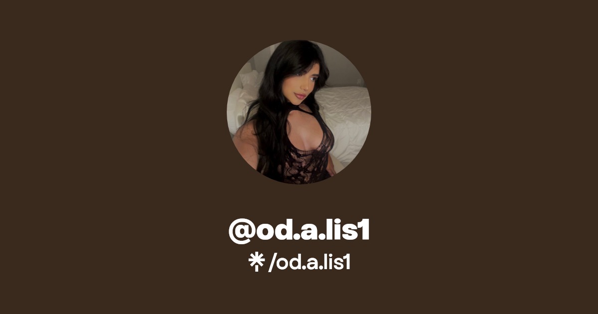 od.a.lis1 - Find @od.a.lis1 Onlyfans - Linktree