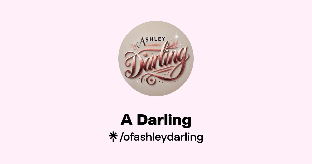 A Darling - Find A Darling Onlyfans - Linktree