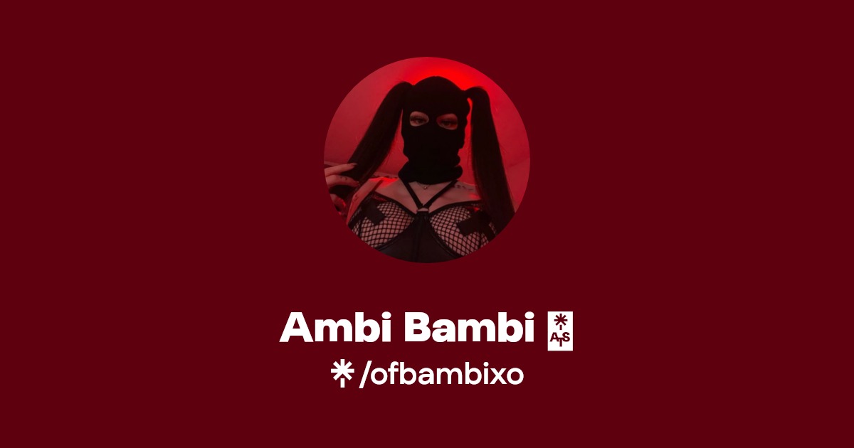 Ambi Bambi 🦌 - Find Ambi Bambi 🦌 Onlyfans - Linktree