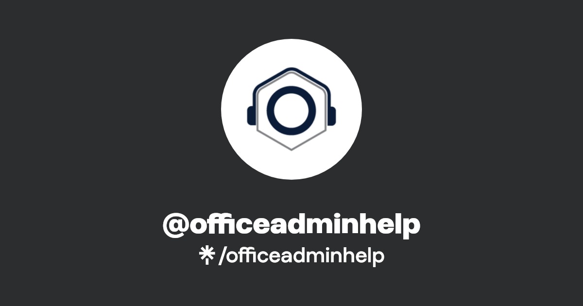 officeadminhelp Instagram, Facebook, TikTok Linktree
