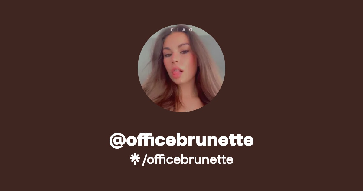 officebrunette - Find @officebrunette Onlyfans - Linktree