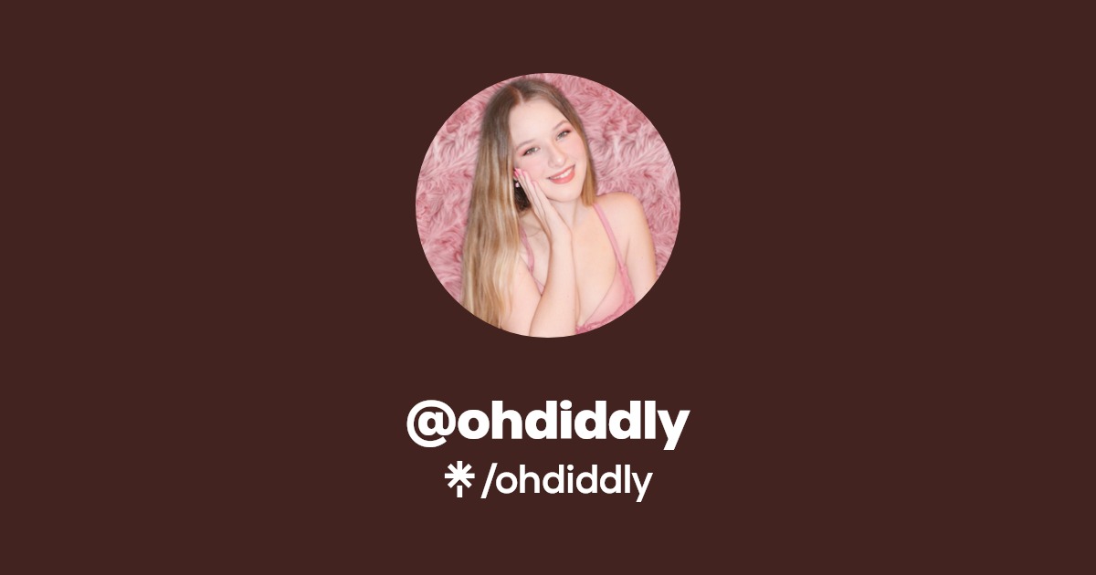 ohdiddly - Find @ohdiddly Onlyfans - Linktree