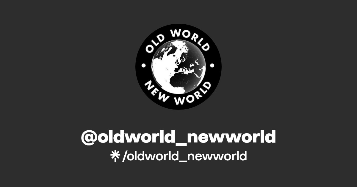 oldworld_newworld Instagram Linktree