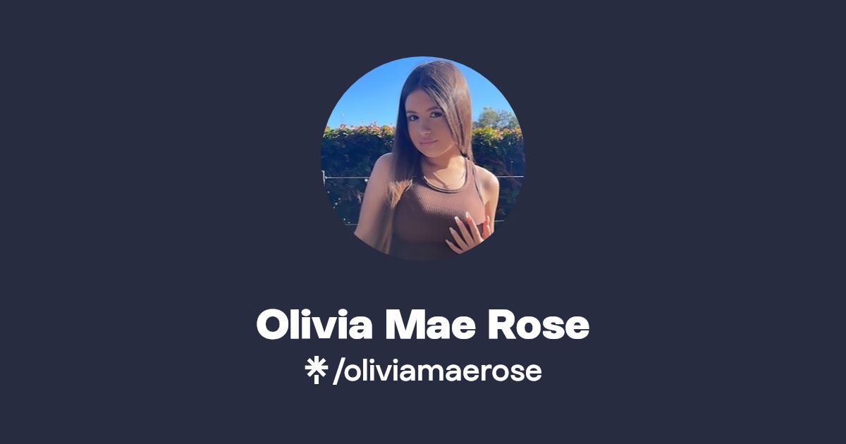 Olivia Mae Rose Instagram Linktree
