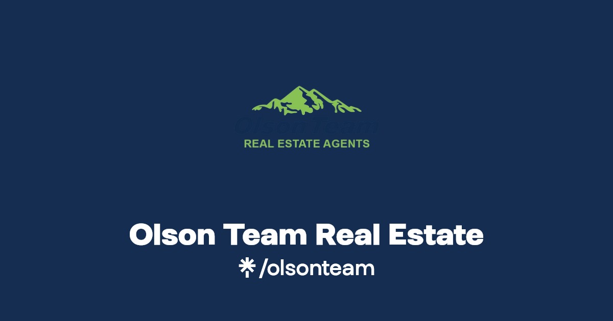Olson Team Real Estate Instagram, Facebook Linktree