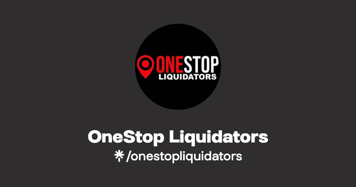 OneStop Liquidators Instagram Linktree