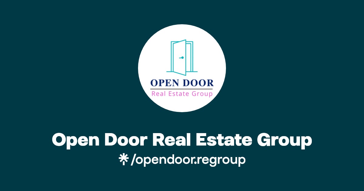 Open Door Real Estate Group Instagram, Facebook, TikTok Linktree