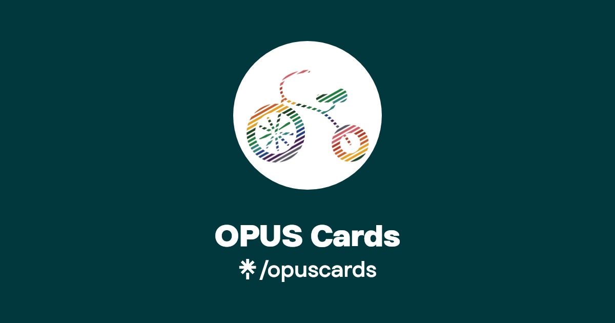 OPUS Cards Instagram, Facebook Linktree