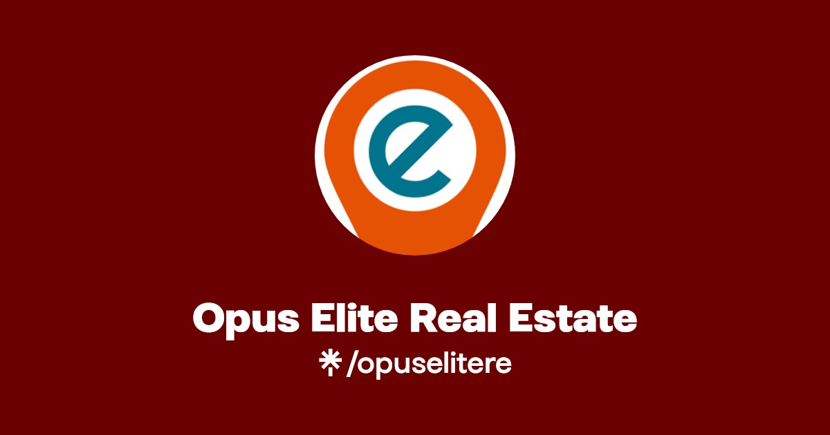 Opus Elite Real Estate Instagram, Facebook Linktree