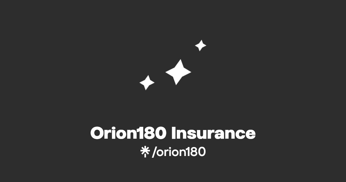 Orion180 Insurance Linktree