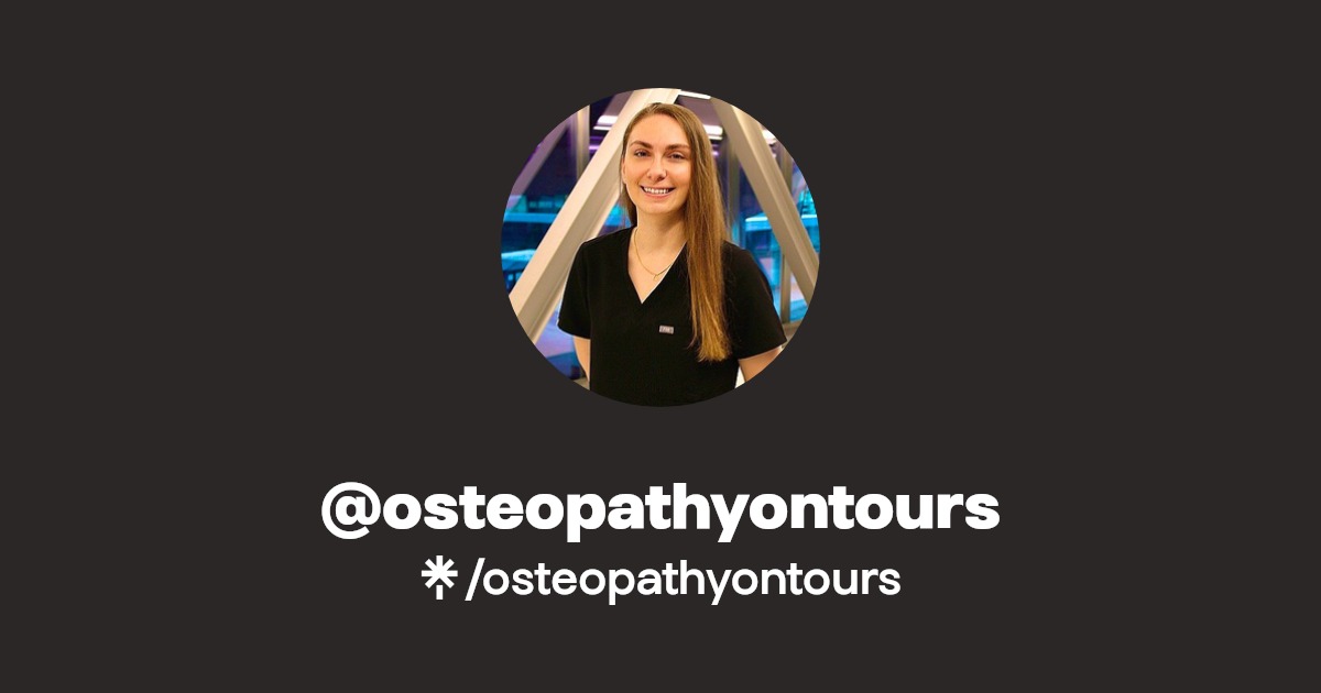 osteopathyontours Instagram Linktree