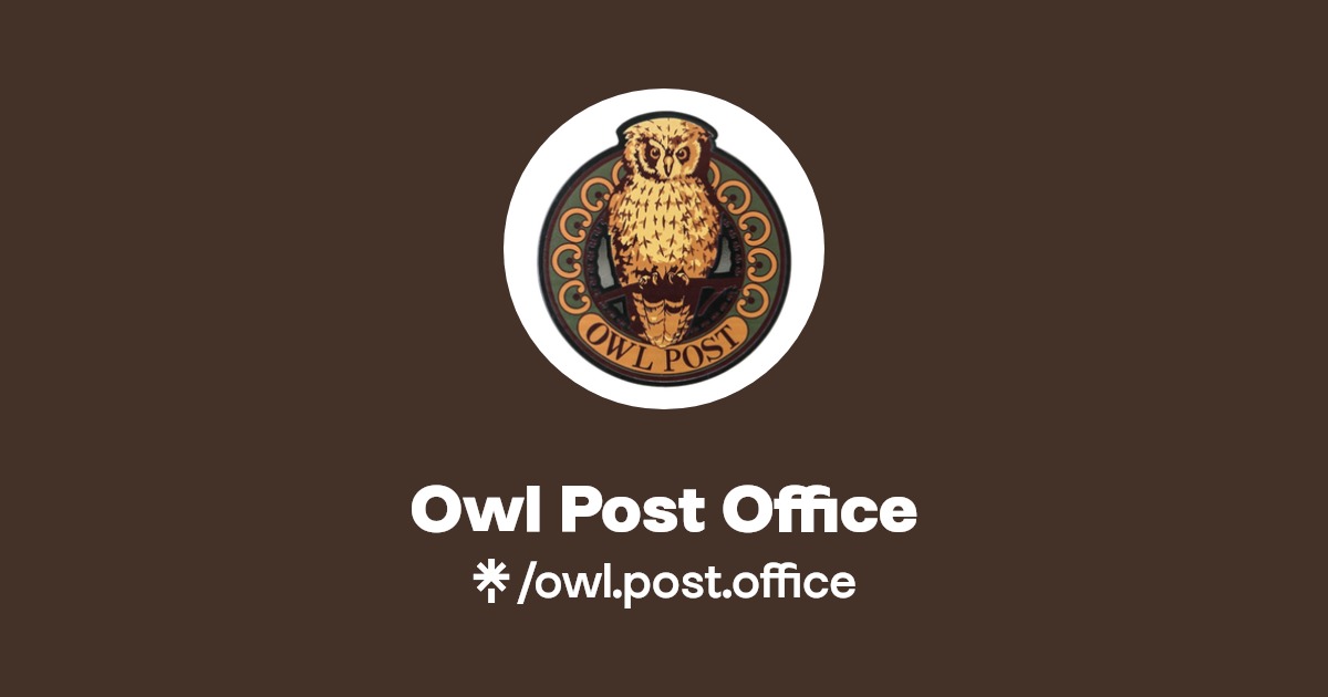 Owl Post Office Twitter Linktree