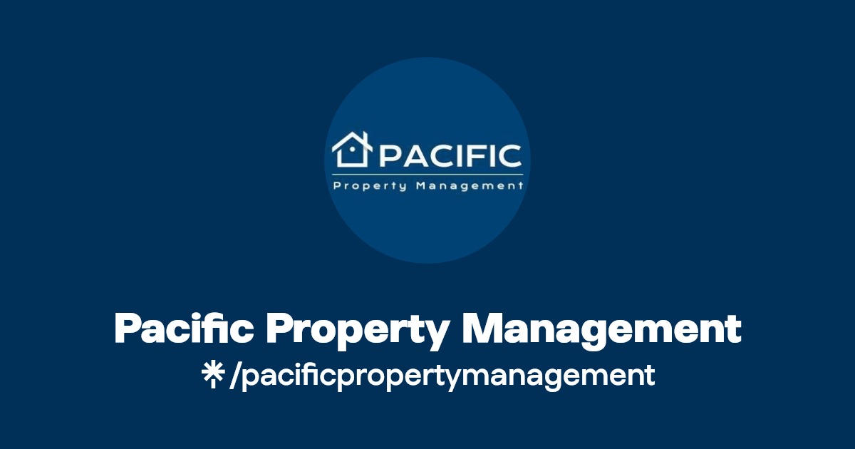 Pacific Property Management Twitter, Facebook Linktree