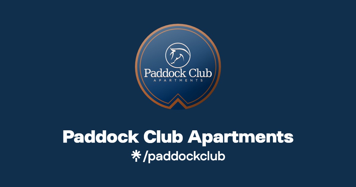 Paddock Club Apartments Instagram, Facebook Linktree