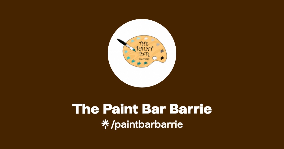 The Paint Bar Barrie Instagram Linktree