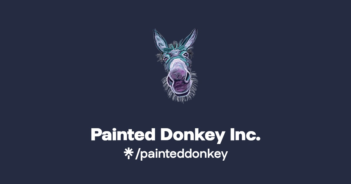 Painted Donkey Inc. Instagram, Facebook, TikTok Linktree