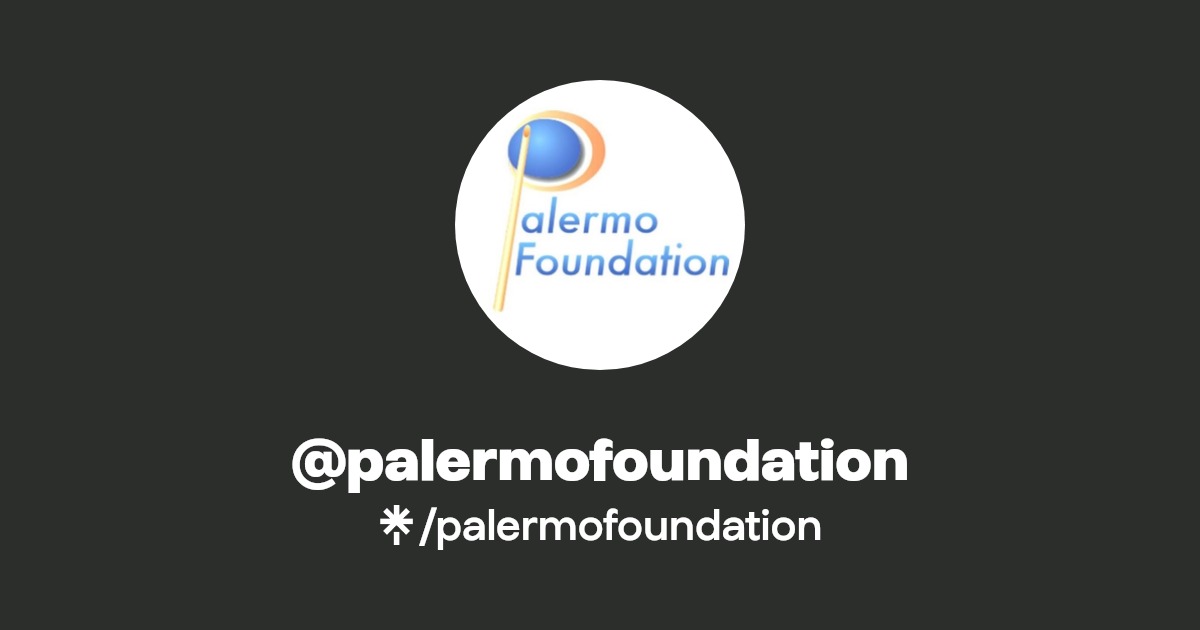 palermofoundation Twitter, Instagram, Facebook Linktree