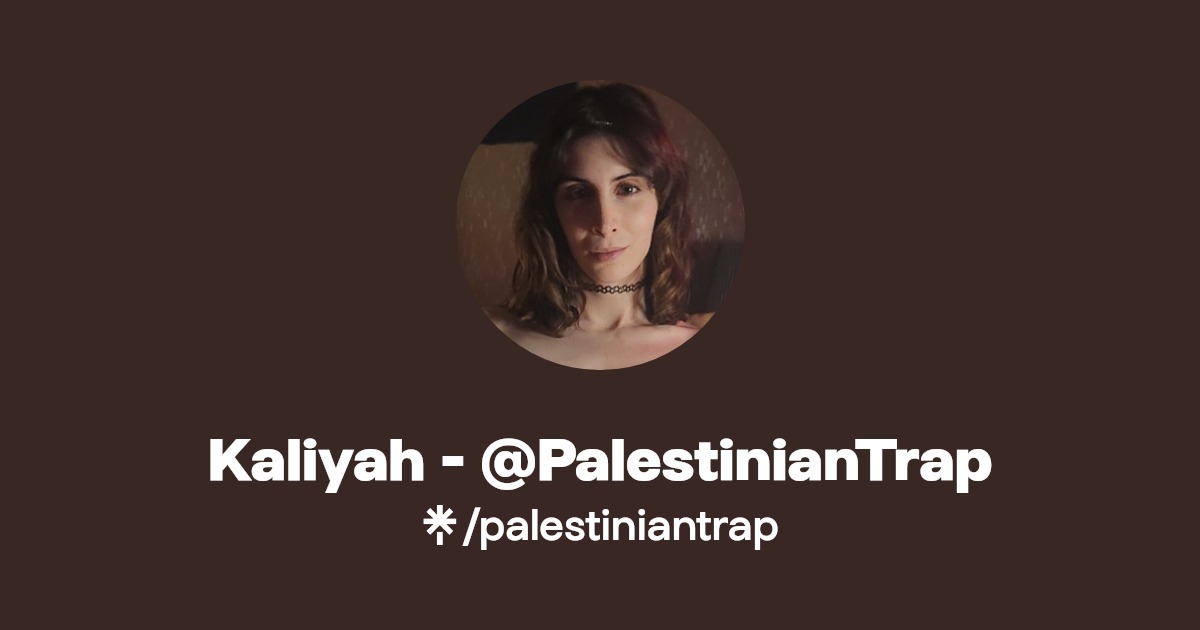 Kaliyah - @PalestinianTrap - Find Kaliyah - @PalestinianTrap Onlyfans - Linktree