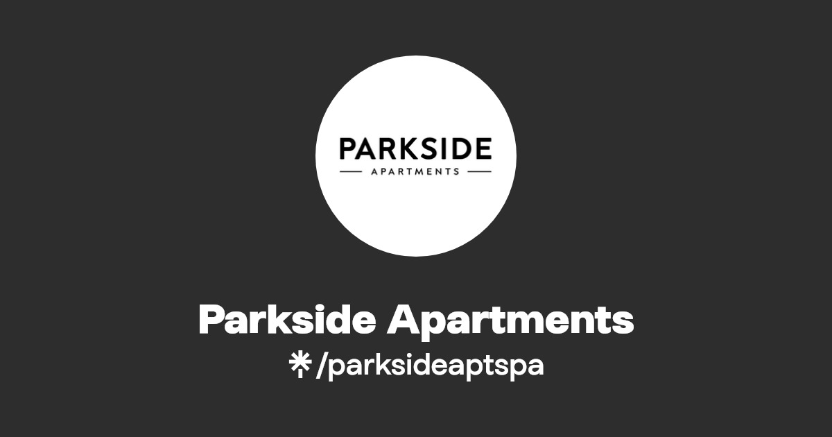 Parkside Apartments Instagram, Facebook Linktree