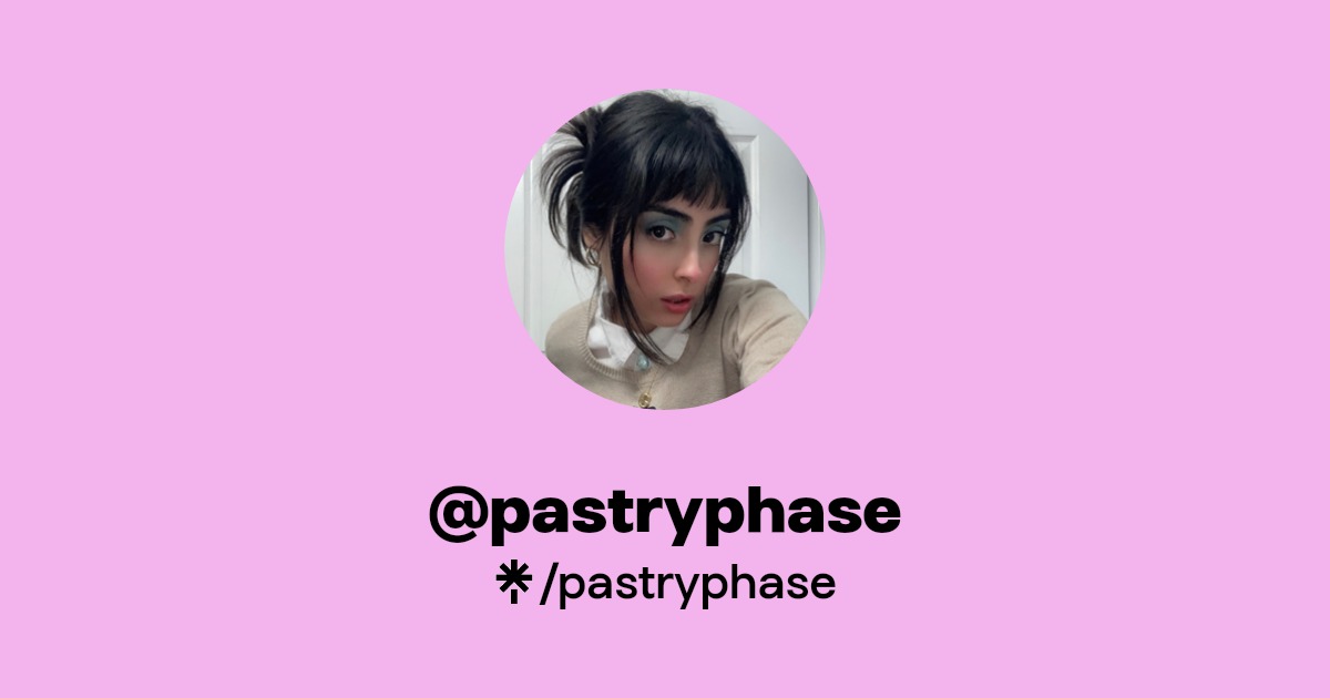 pastryphase - Find @pastryphase Onlyfans - Linktree
