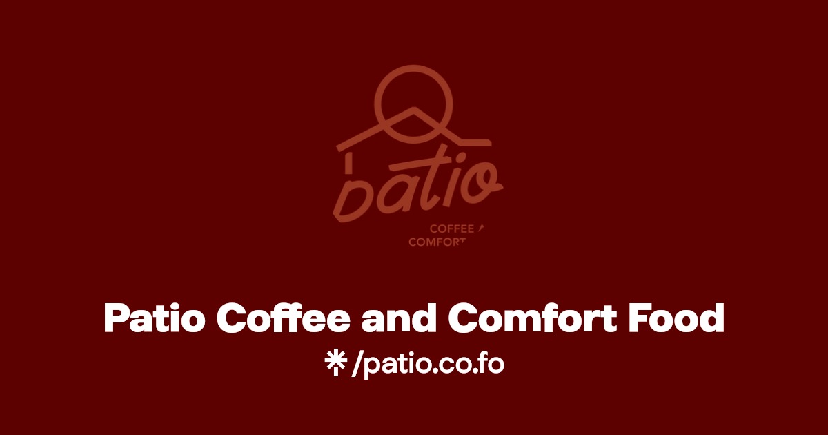 Patio Coffee and Comfort Food Instagram, TikTok Linktree