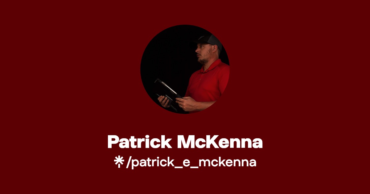 Patrick McKenna Instagram Linktree
