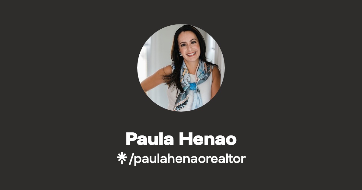 Paula Henao Instagram, Facebook, TikTok Linktree