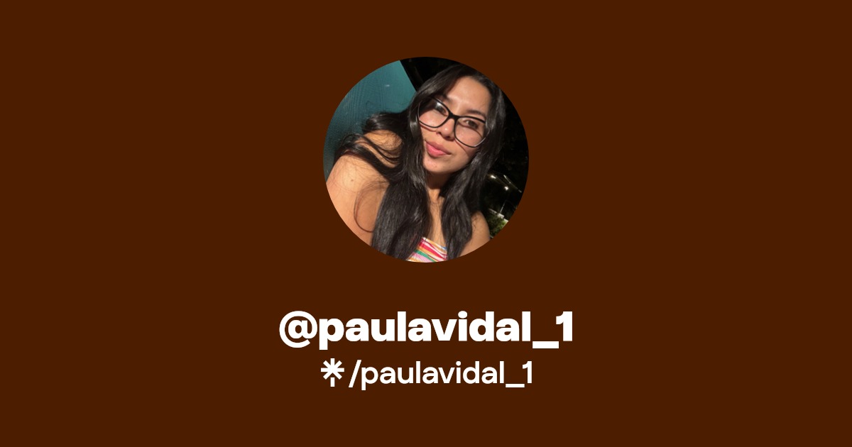 paulavidal_1 - Find @paulavidal_1 Onlyfans - Linktree