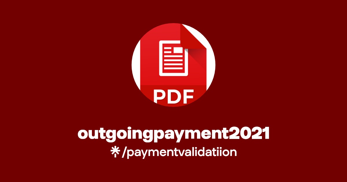 outgoingpayment2021 Linktree