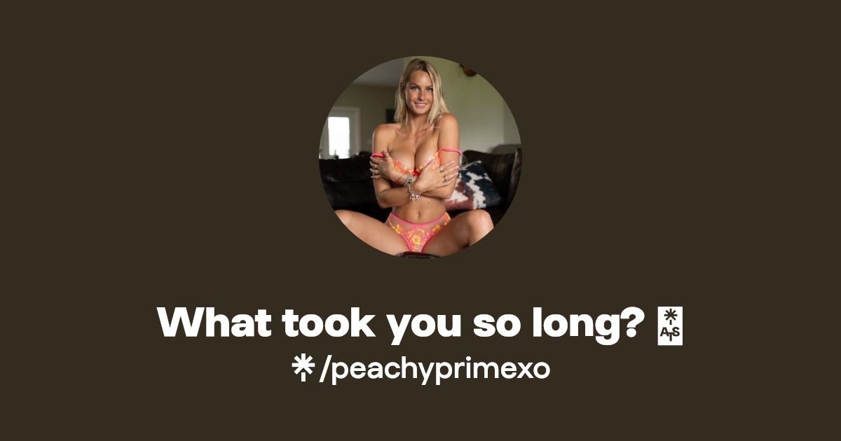 PeachyPrimeXO Linktree | Linktree