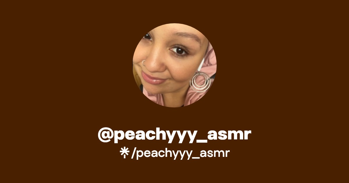 peachyyy_asmr Official TikTok Linktree