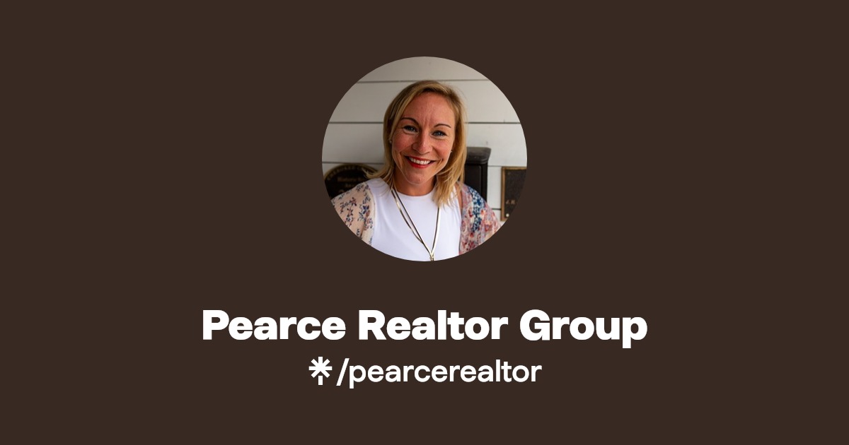 Pearce Realtor Group Instagram, Facebook Linktree