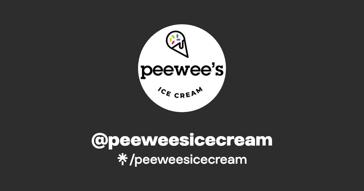 peeweesicecream Linktree