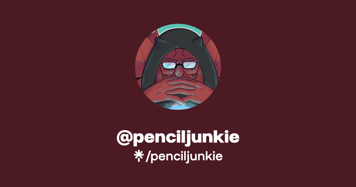 penciljunkie Twitter Linktree