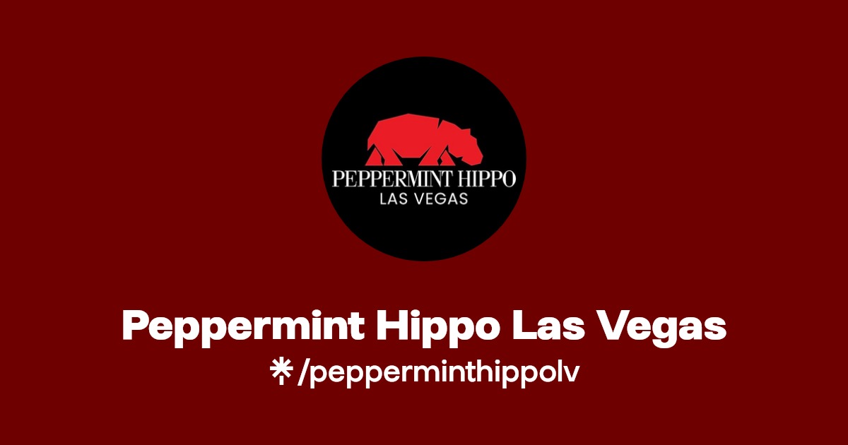 Peppermint Hippo Las Vegas Instagram, Facebook Linktree
