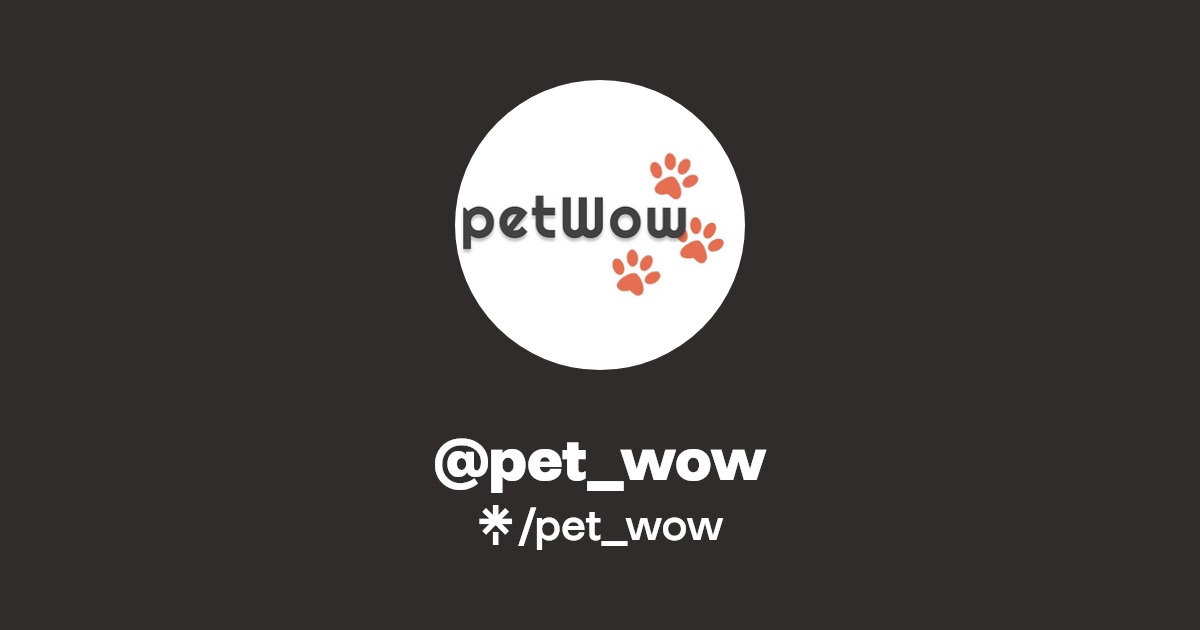pet_wow Instagram Linktree