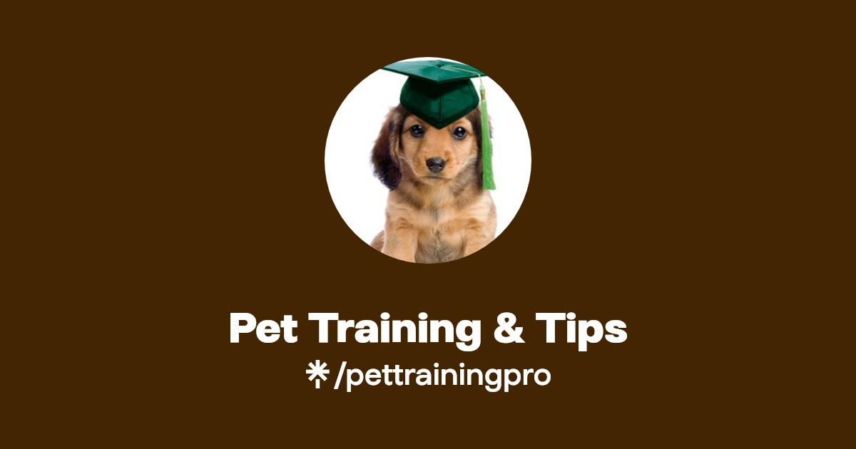 Pet Training & Tips Linktree