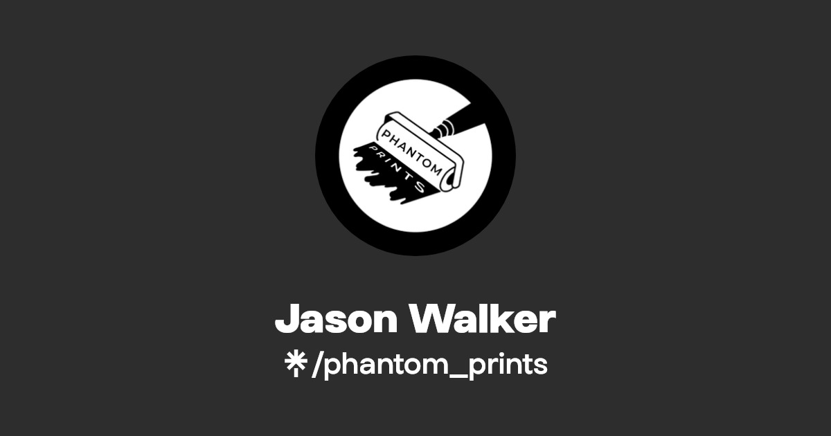 Phantom Prints Instagram, Facebook Linktree