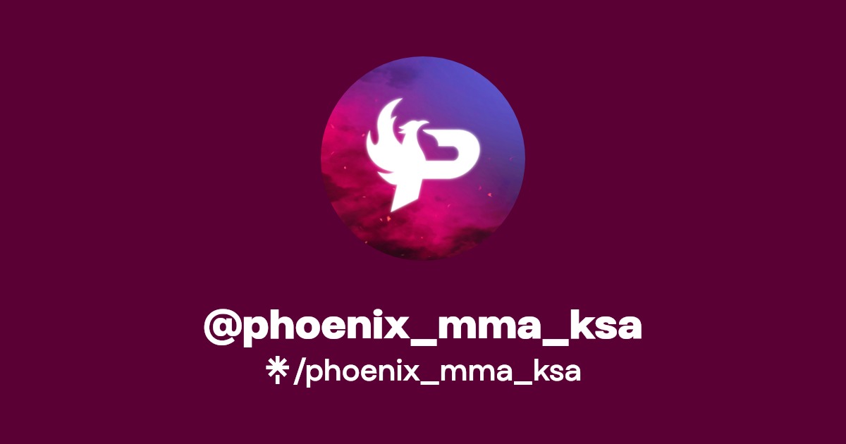 phoenix_mma_ksa Instagram, TikTok Linktree