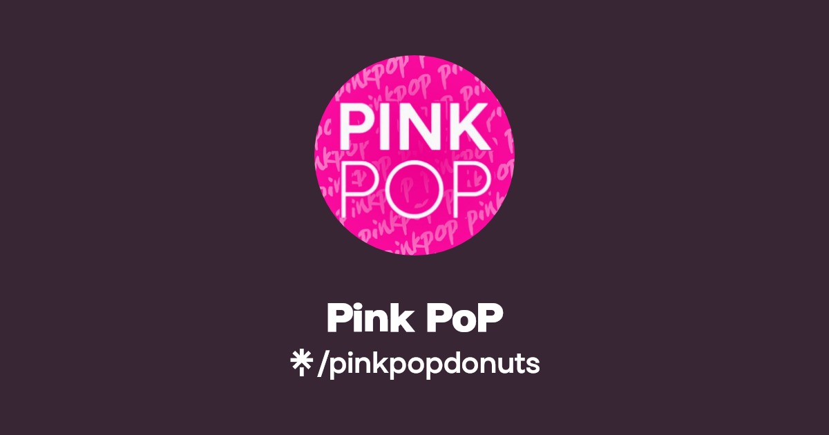 Pink PoP Linktree
