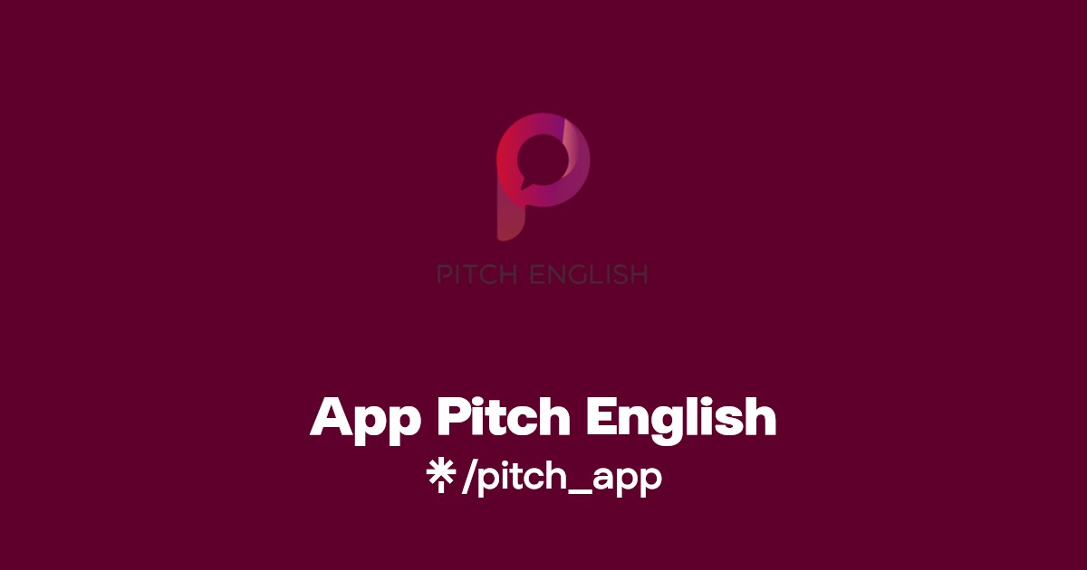 App Pitch English Instagram Linktree