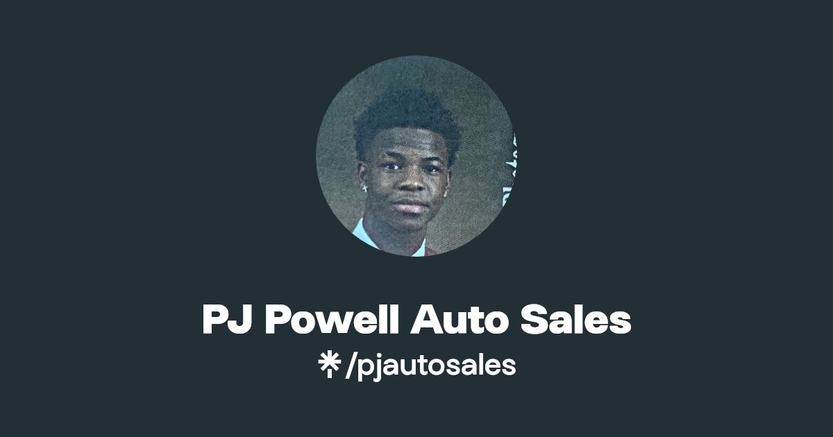 PJ Powell Auto Sales Linktree