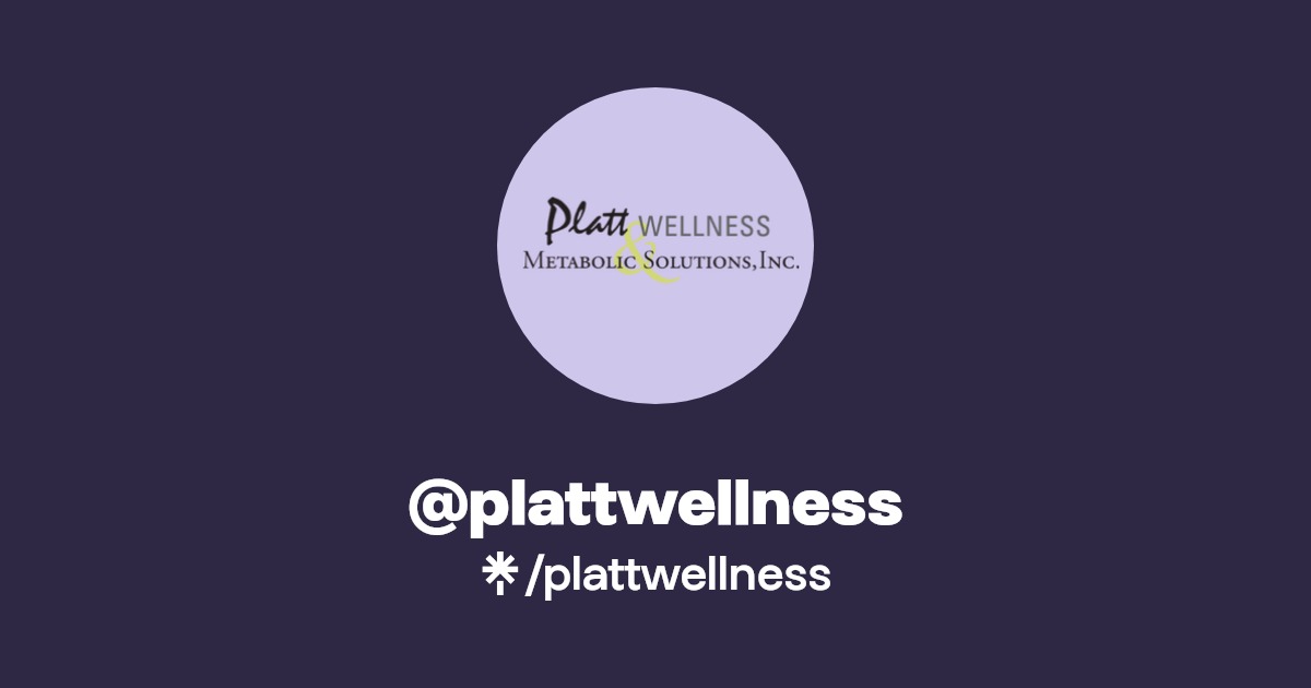 plattwellness Facebook Linktree