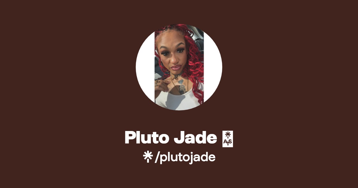 Pluto Jade 🦋 - Find Pluto Jade 🦋 Onlyfans - Linktree