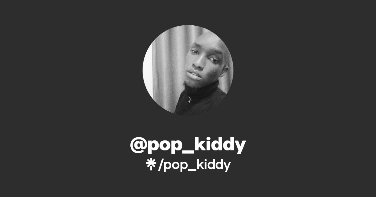 pop_kiddy Twitter, Instagram, TikTok Linktree