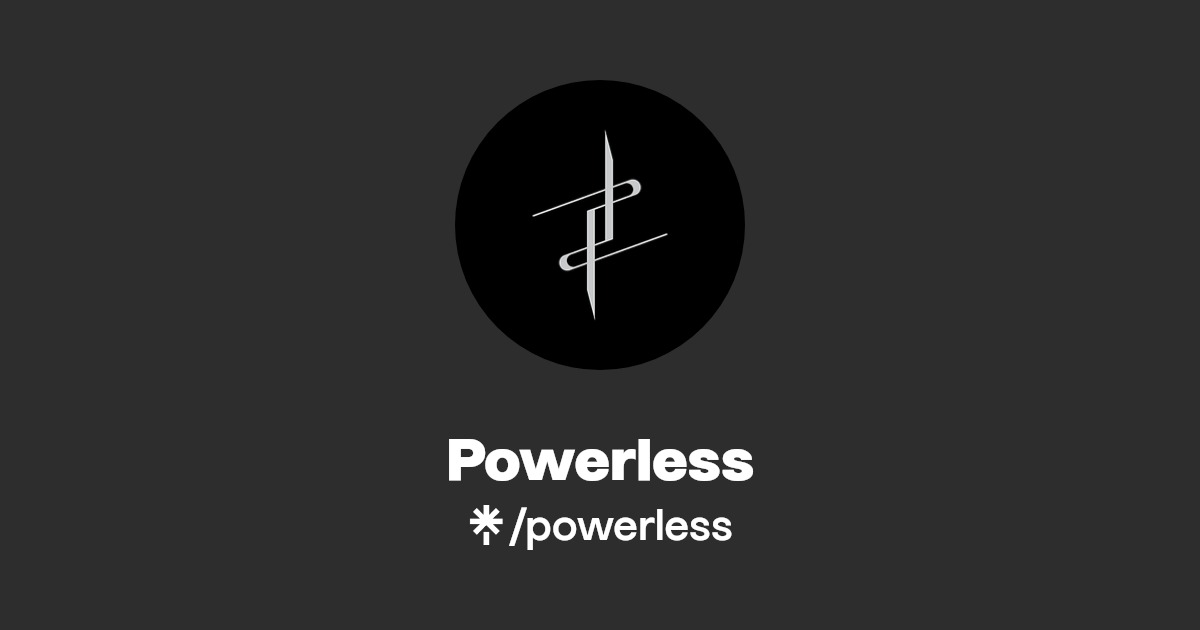Powerless Twitter, Instagram Linktree